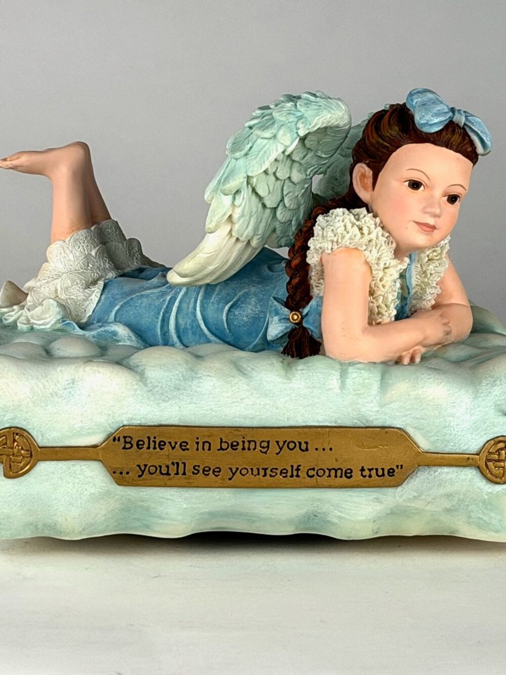 Seymour Mann Sheena Easton Collection Porcelain Angel Music Box Für Elise